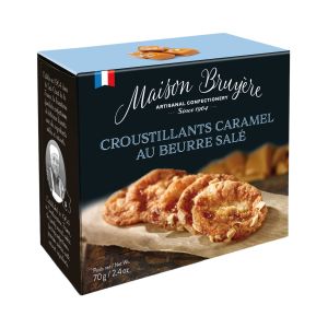 Maison Bruyère - Mandelkrokant-Gebäck mit gesalzenem Butterkaramell 70g