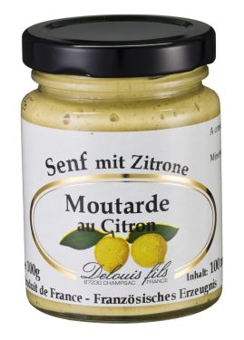 Delois Fils - Senf mit Zitrone 100g