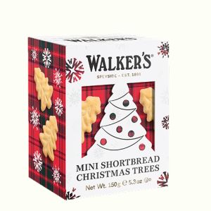 Walkers Shortbread – Mini Christmas Trees 150g – 3D-Karton