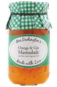 Mrs Darlingtons Orange mit Gin Marmelade 340g