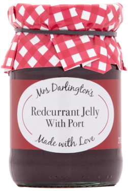 Mrs Darlingtons - Rotes Johannisbeer-Gelee mit Portwein 212g