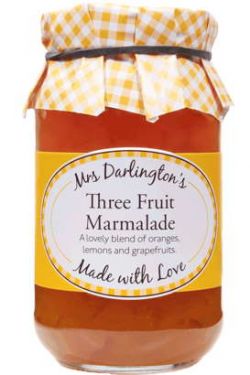 Mrs Darlingtons 3-Frucht Marmelade (Orange, Zitrone, Grapefruit) 340g